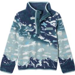 Columbia Kid's Helvetia II Printed Half Snap Fleece Pullover - Crushed Blue Sisters/Everblue (2097071-461)