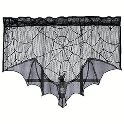 Shein Enchanting Black Lace Gothic Curtain