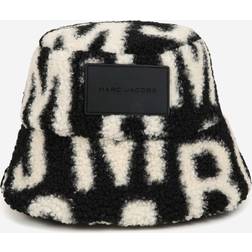 Marc Jacobs Kid's Faux Shearling Bucket Hat - Black