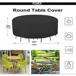 Temu Patio Furniture Cover Round Outdoor