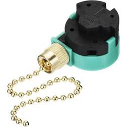 Uxcell Pull Chain Switch ZE-268S6 3 Speed 4 Wire