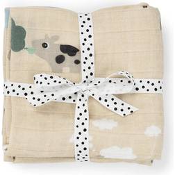 Done by Deer Diaper Wipes 2pcs Tiny Farm Sand