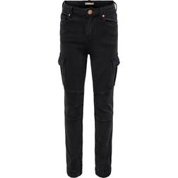 Kids Only Missouri Slim Fit Cargo Trousers - Black (15221844-2161)