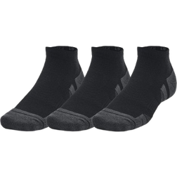 Under Armour Performance Tech Low Cut Socks 3-pack Unisex - Black/Jet Grey