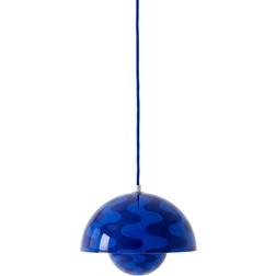&Tradition Flowerpot VP1 Cobalt Blue/Twilight Blue Pendel ∅ 23cm