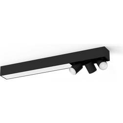 Philips Hue LED Takspotlight Centris Svart 3 Lampor Takplafond