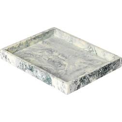 ferm LIVING Mist Dekorationsbricka 15x20 cm Emerald Off-white Dekoration