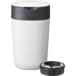Tommee Tippee Twist And Click Advanced Nappy Bin With Refill Cassette White