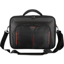 Targus Classic+ Clamshell Laptop Bag 15.6" - Black/Red