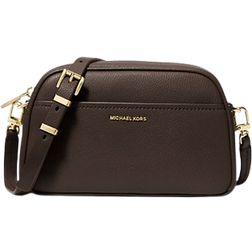 Michael Kors Small Leather Camera Crossbody Bag - Brown