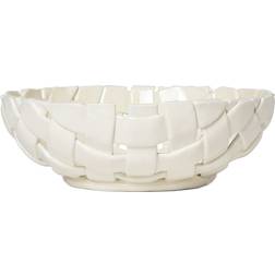 ferm LIVING Plait Bowl Ø30 cm Off-White Fruktskål 30cm