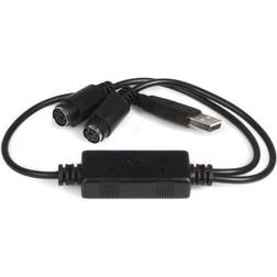 StarTech USB A-2xPS/2 2.0 M-F 0.5m