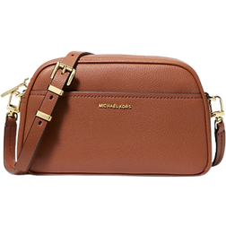 Michael Kors Jet Set Small Leather Camera Crossbody Bag - Luggage