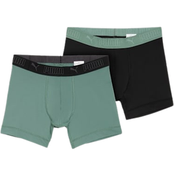 Puma Men's Sport Microfiber Boxers - Green
