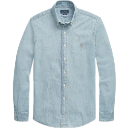 Ralph Lauren Slim Fit Chambray Shirt - Medium Wash