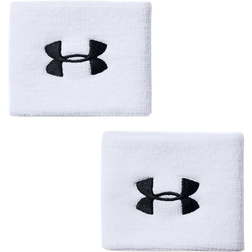 Under Armour Performance Men's 3" Wristband 2-pack - White/Black