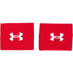 Under Armour Performance Men's 3" Wristband 2-pack - Red