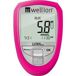 Wellion Luna Trio Glukosmätare Rosa