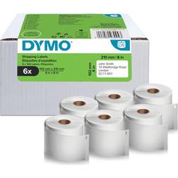 DYMO LabelWriter 102mm X 210mm DHL Labels (White) 6 Rolls X 140 Label