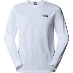 The North Face Men’s Long Sleeve Simple Dome Tee -TNF White