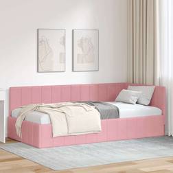 vidaXL Corner with Headboard 90 x 200 cm Frame Bed