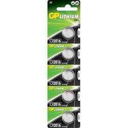GP Batteries CR2016 Compatible 5-pack Silver