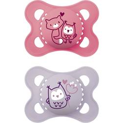 Mam Original 0-6m Silikone Pink