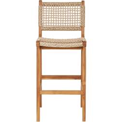 House Nordic Derby Teak Polyrattan Brun Barstol