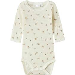 Name It Wang Merino Wool Romper - Snow White (13228300)