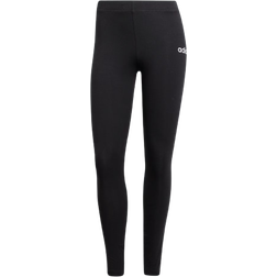 adidas Essentials Linear Cotton Leggings - Black/White