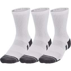Under Armour UA Performance Cotton Mid Socks - White