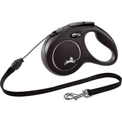 Flexi New Classic Cord Svart M 5 m