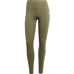 adidas Women's Essentials Linear Cotton Leggings - Khaki