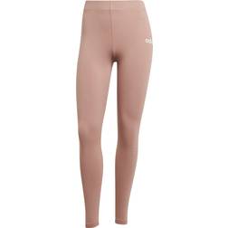 adidas Women's Essentials Linear Cotton Leggings - Warm Clay/White