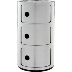 Kartell Componibili Chrome Storage Cabinet