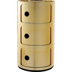 Kartell Componibili Gold Storage Cabinet