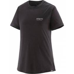 Patagonia Women's Capilene Cool Merino Blend Graphic Shirt - Heritage Header/Black
