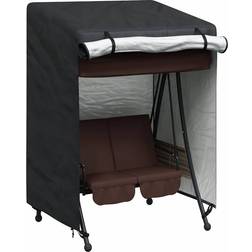 vidaXL Outdoor Swing Cover Black 120 x 90 x 155 cm