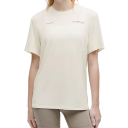 Lululemon Jersey Training Short-Sleeve Shirt Graphic - Light Ivory