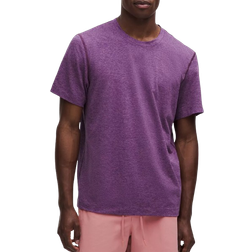 Lululemon Soft Jersey Kurzarmshirt Männer - Heathered College Purple