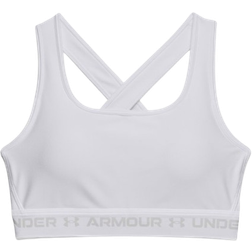 Under Armour Crossback Mid Bra - White