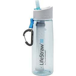 Lifestraw Go Water Bottle with Filter 22oz Light Blue Vattenflaska 0.65L