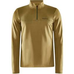 Craft Core Gain 1/2 Zip Midlayer Løbetrøje Herre Brun