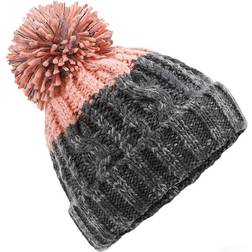 Beechfield Apres Beanie - Graphite Grey/Blush