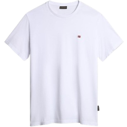 Napapijri Salis Jersey Short Sleeve T-shirt - White