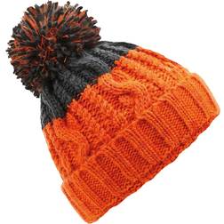 Beechfield Apres Beanie - Orange/Graphite Grey