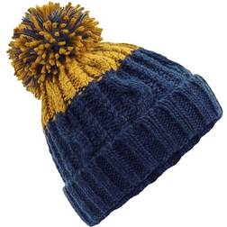 Beechfield Apres Beanie - Azure Blue/Oxford Navy