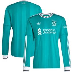 adidas Liverpool Long Sleeve Third Shirt Turquoise XL