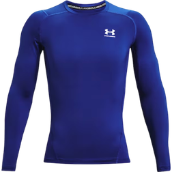 Under Armour HeatGear Men's Compression Long Sleeve - Royal/White
