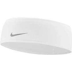 Nike Dri Fit Swoosh Headband 2.0 - White/Silver